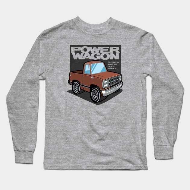 Ginger - Power Wagon (1980) Long Sleeve T-Shirt by jepegdesign